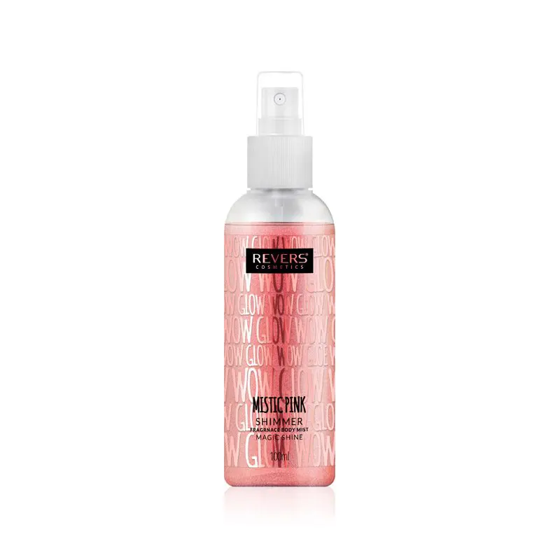 Revers Cosmetics: Body Mist with Glitter – Mistic Pink (100ml)