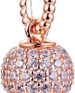 Rose Gold Sparkling Orb Dangle | Η Σφαίρα της Λάμψης