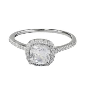 Ασημένιο Δαχτυλίδι S925 με Τετράγωνο Zircon | Square Elegance
