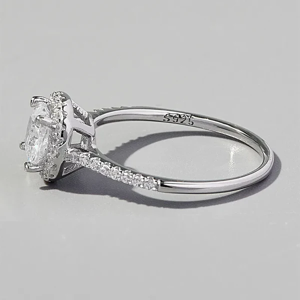 Ασημένιο Δαχτυλίδι S925 με Τετράγωνο Zircon | Square Elegance - Image 3