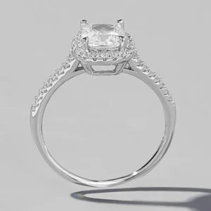Ασημένιο Δαχτυλίδι S925 με Τετράγωνο Zircon | Square Elegance - Image 4