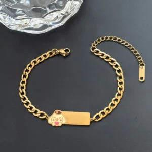 Golden Puppy Love ID Bracelet – Γλυκιά Πολυτέλεια