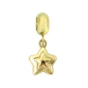 Golden Stellar Star Charm / Χρυσό Charm "Stellar Star"