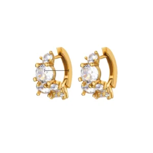 Γυναικεία Κρικάκια με Zircon | Petite Gold Sparkle