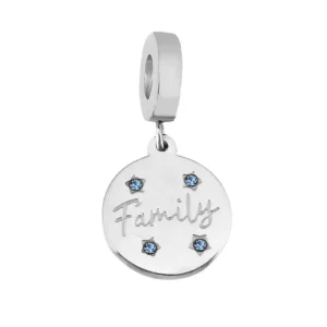Silver Family Stars Charm / Ασημένιο Charm "Family Stars"