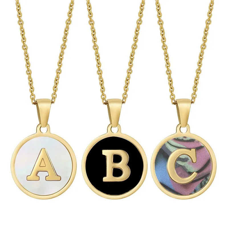 Κολιέ με Μονόγραμμα — Personalised Initial Shell Necklace - Image 2