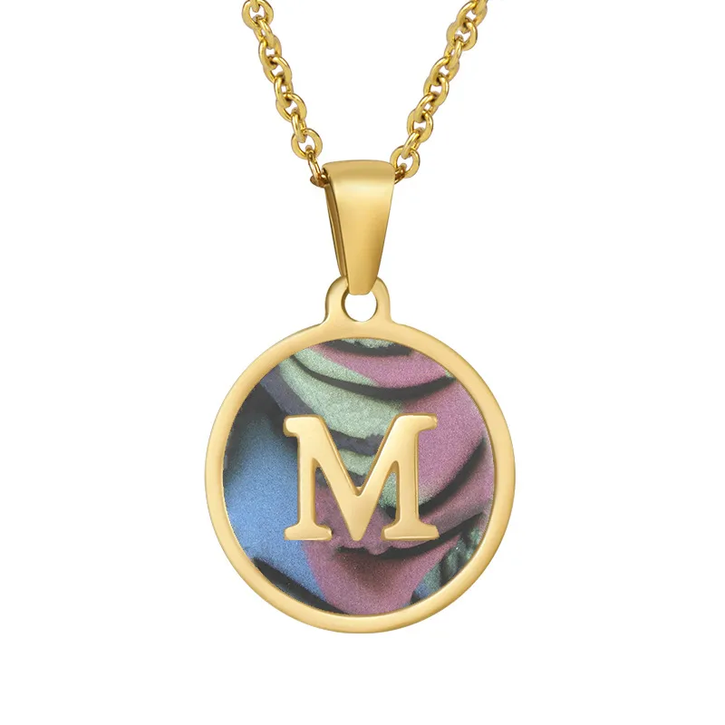 Κολιέ με Μονόγραμμα — Personalised Initial Shell Necklace - Image 4