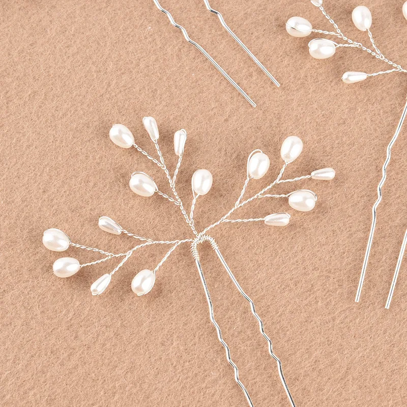 Σετ Hair Pins "Pearl Blossom" – Ρετρό Κομψότητα με Πέρλες - Image 4