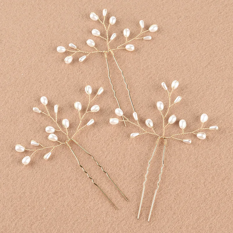 Σετ Hair Pins "Pearl Blossom" – Ρετρό Κομψότητα με Πέρλες - Image 3
