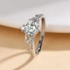 "Infinite Twirl" – Δαχτυλίδι με Πλεκτή Γάμπα & 6-Prong Setting