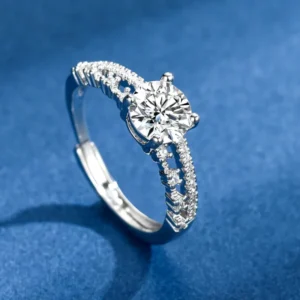 Δαχτυλίδι "Lace Infinity Sparkle" – Ασημί Μονόπετρο με Διάτρητη Γάμπα