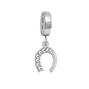 Silver Lucky Horseshoe Charm / Ασημένιο Charm "Πέταλο Τύχης"