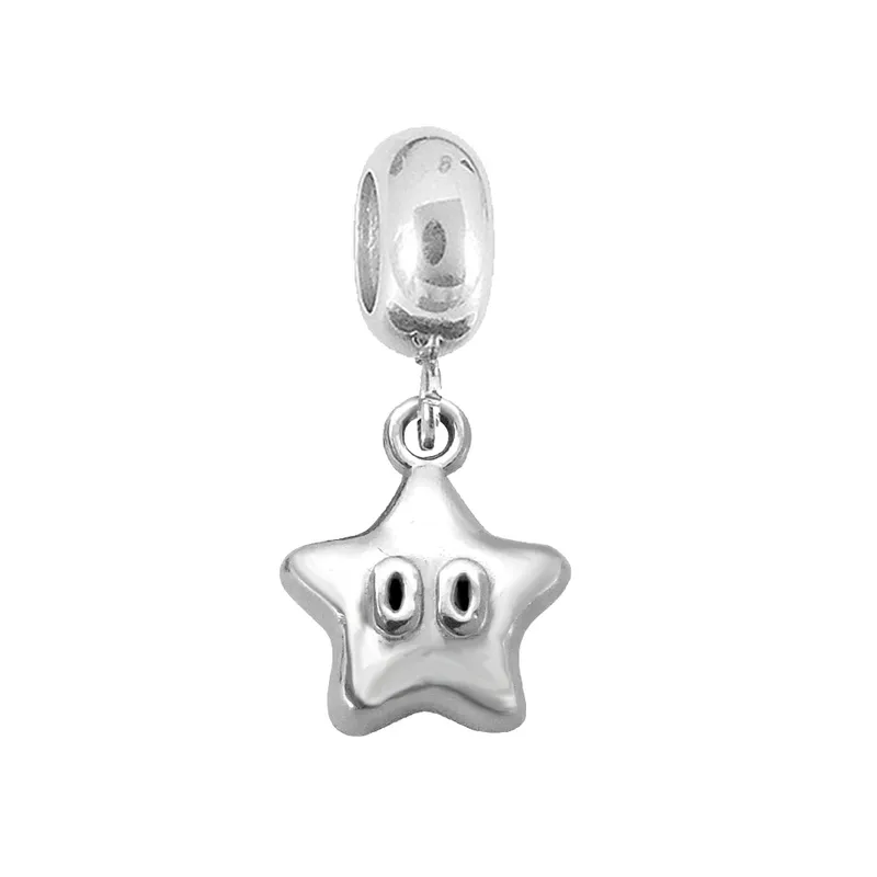 Silver Star "00" Charm / Ασημένιο Charm Αστέρι "00"