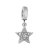 Silver Crystal Stellar Star Charm / Ασημένιο Charm "Stellar Star" με Κρυστάλλους