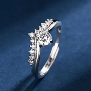 Ασημί Δαχτυλίδι "Eternal Sparkle" / Silver Solitaire Zircon Ring