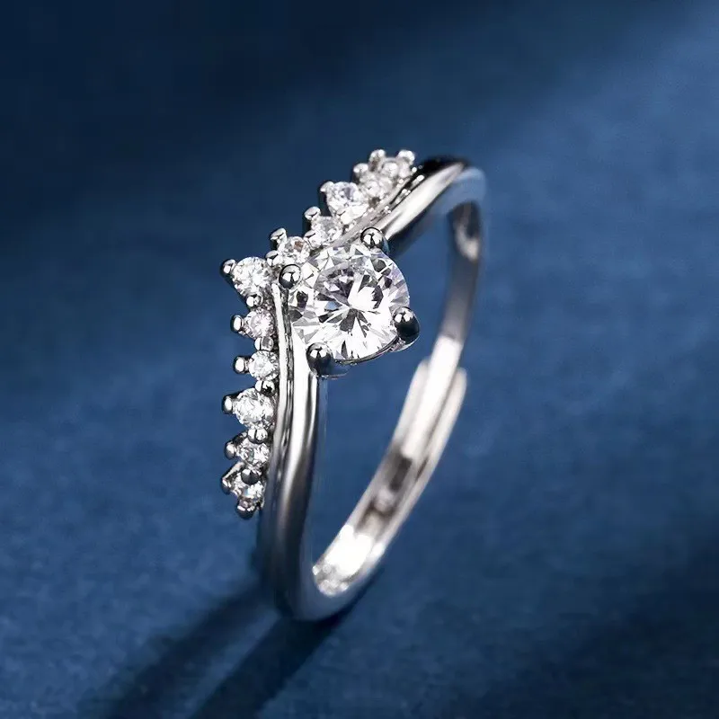 Ασημί Δαχτυλίδι "Eternal Sparkle" / Silver Solitaire Zircon Ring