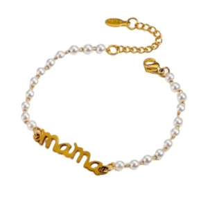 Βραχιόλι Πέρλες "Mama" | The Motherhood Glow