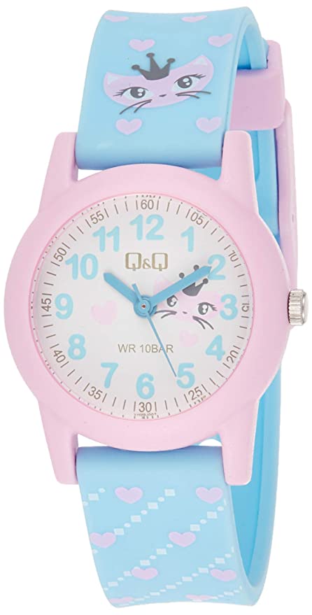 Παιδικό Ρολόι Q&Q Kitty Pink & Blue / Q&Q Kitty Pink & Blue Kids' Watch - Image 4