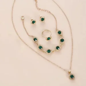 Σετ Κοσμημάτων Emerald Bloom
