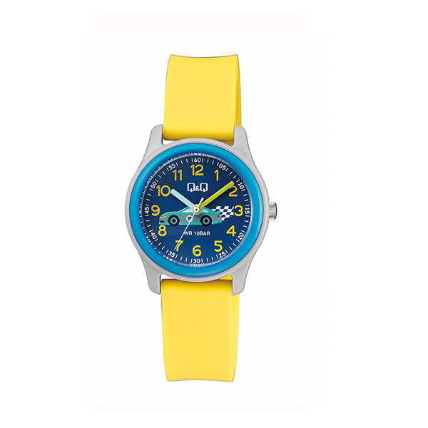 Παιδικό Ρολόι Q&Q Race Car Yellow / Q&Q Race Car Yellow Kids' Watch