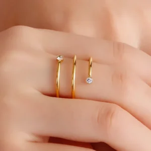 Γυναικείο Δαχτυλίδι Σπιράλ με Zircon | Infinite Spiral Shine - Image 3