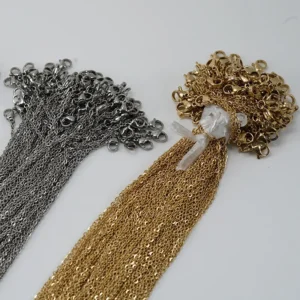 Alternative view of Minimal Αλυσίδα από Ατσάλι 18K — Minimal 18K Gold Plated Stainless Steel Chain