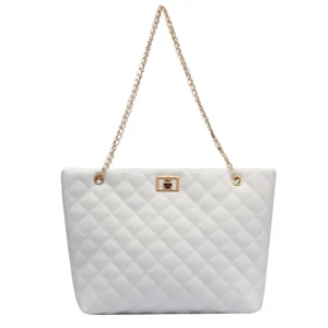 Quilted Elegance Chain Bag - Image 6