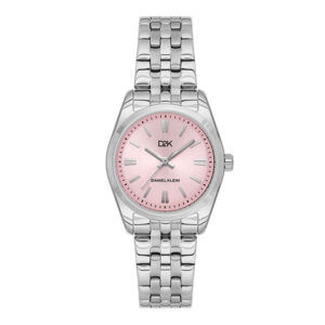 Daniel Klein Pink Dial Stainless Steel Watch - Γυναικείο Ρολόι Daniel Klein με Ροζ Καντράν